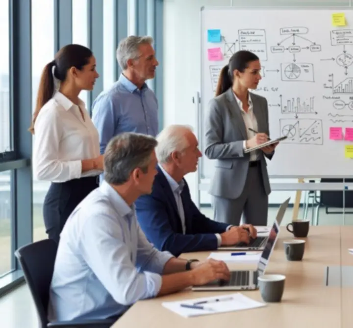 Workshop collaboration between DRELITY consultants and client team